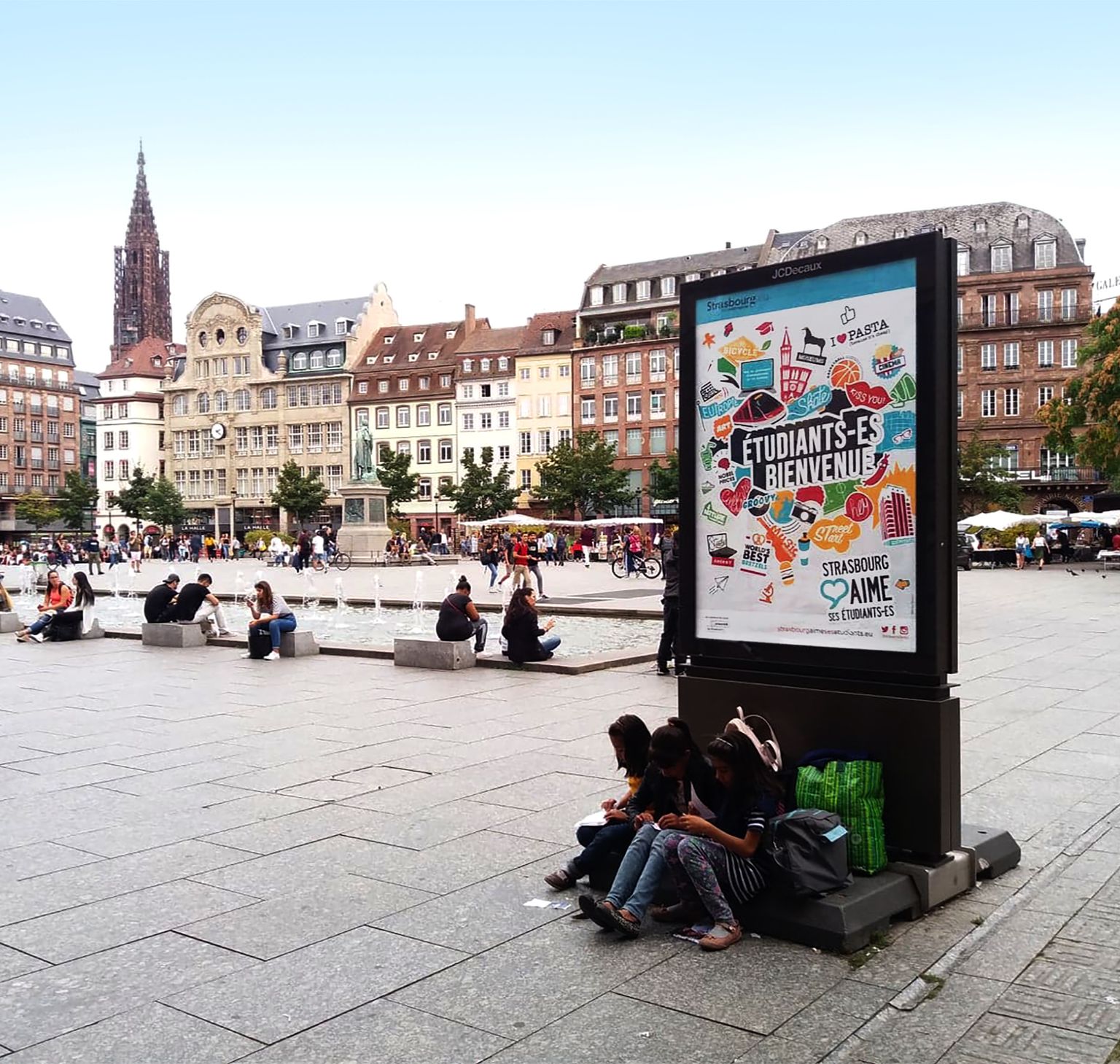 Poster in Strasbourg